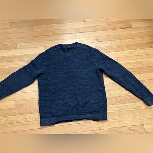 Old Navy Men’s Cable Knit Sweater XL Navy Crewneck